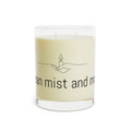 Scented Candle — 11oz Glass Candle. Ocean moss and mist scent
