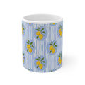 Lemon Pattern Ceramic Mug — 11oz
