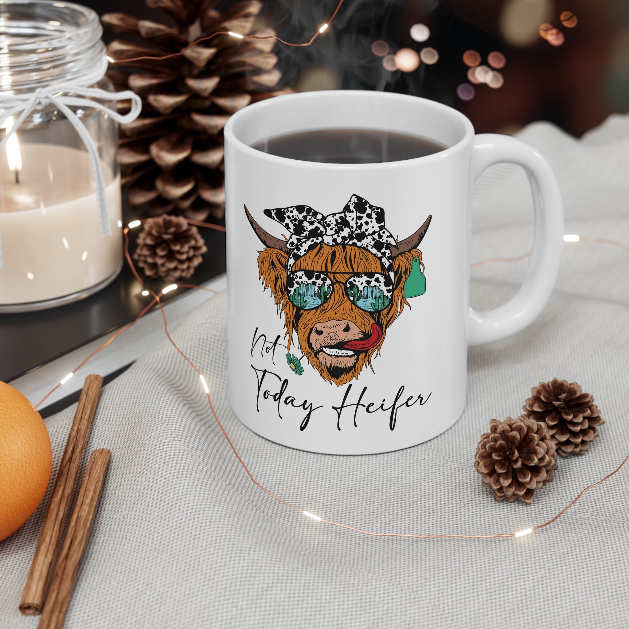 Not Today Heifer Mug — (11oz)