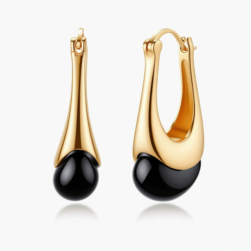 Midnight Drop Earrings