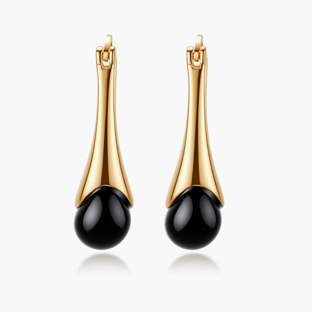 Midnight Drop Earrings