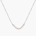 Luna Pearl Arc Necklace