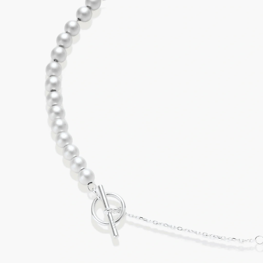 Silver Sphere Gradient Necklace