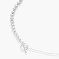 Silver Sphere Gradient Necklace