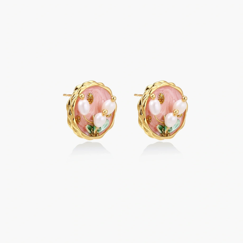 Garden Pearl Studs