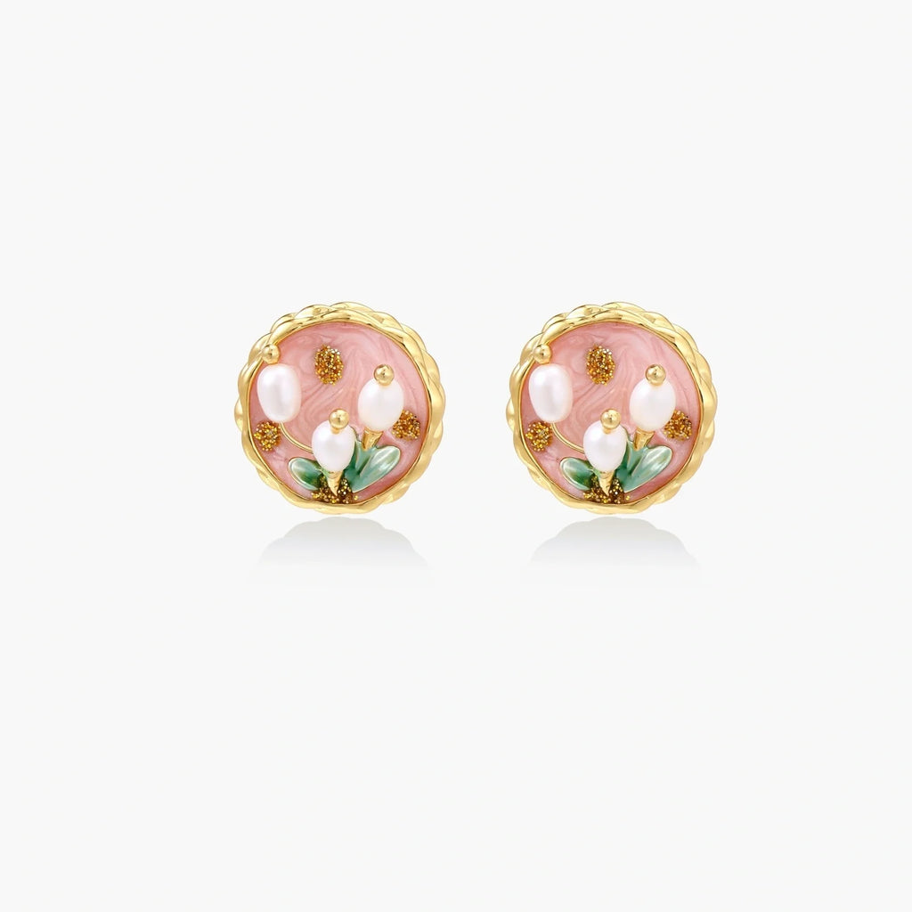 Garden Pearl Studs