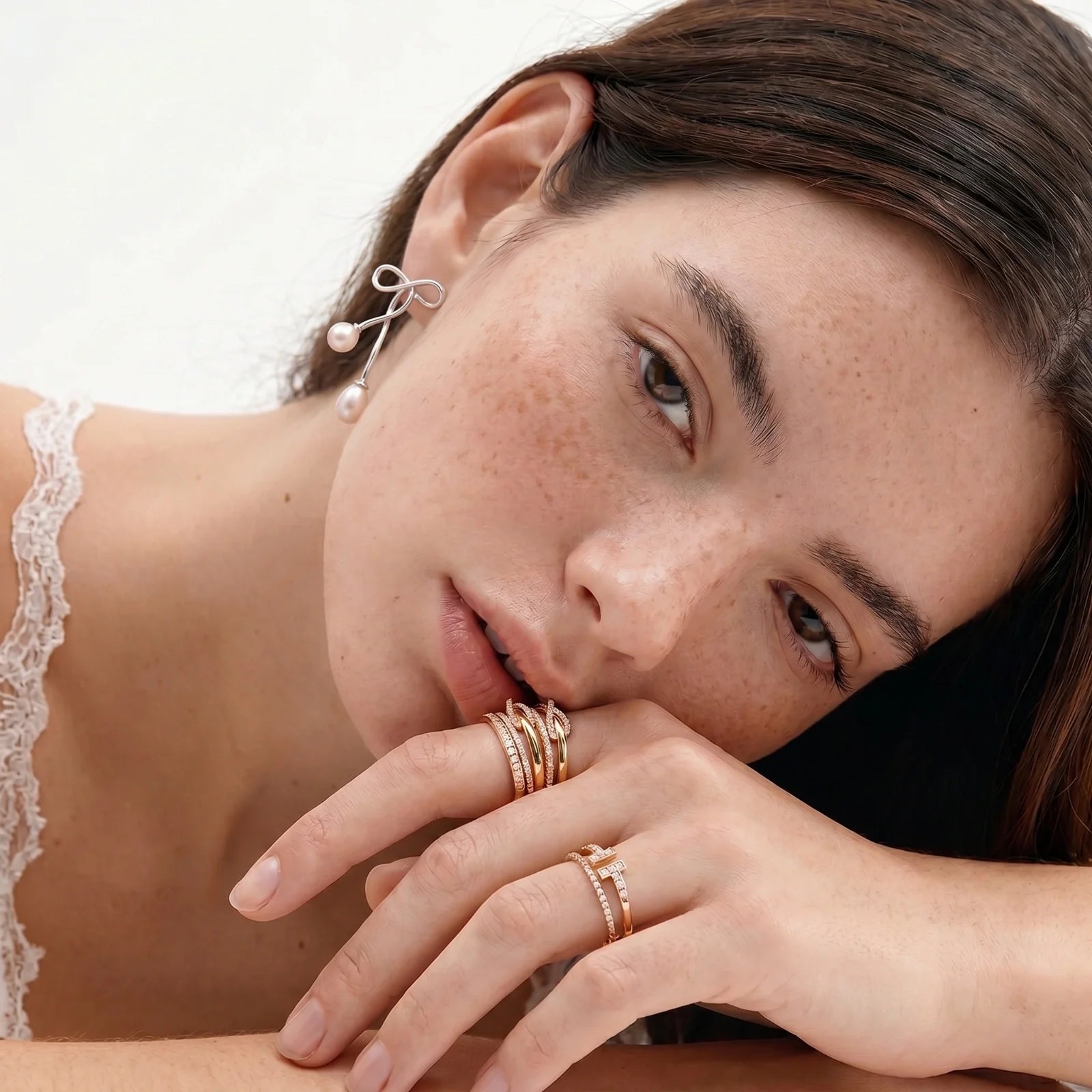 Ethereal Pearl Drop Earrings