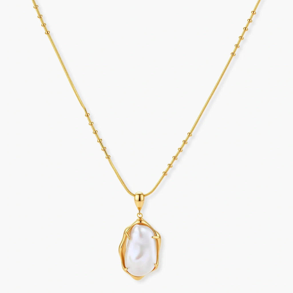 Baroque Pearl Pendant Necklace
