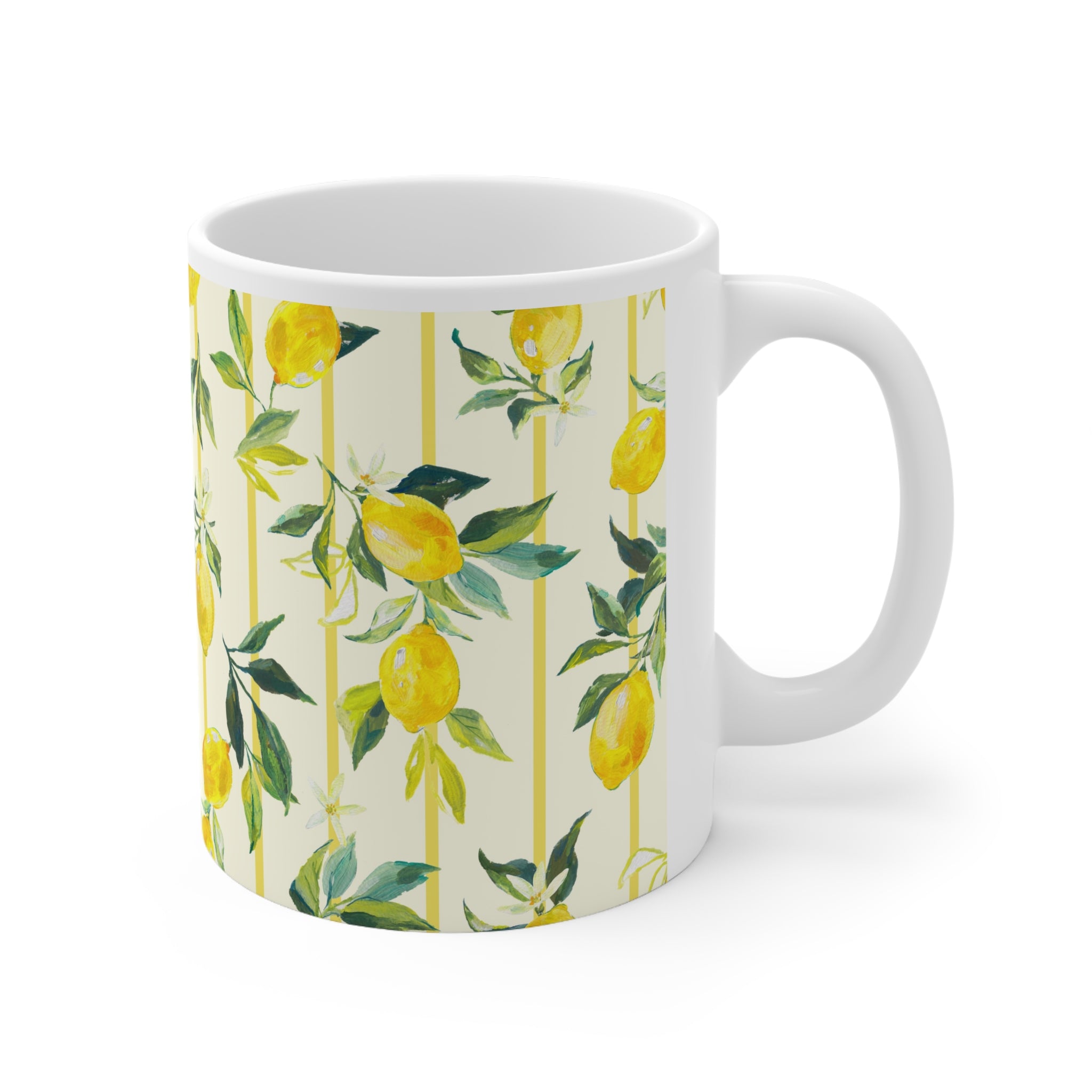 Lemon Ceramic Mug — 11oz