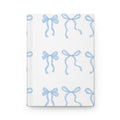 Blue Bow Hardcover Journal