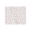 Pink Bow Sweatshirt Blanket
