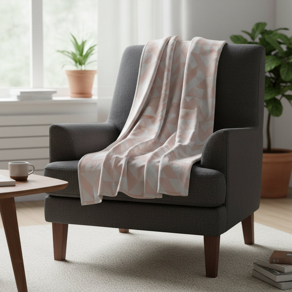 Geographic Print Sweatshirt Blanket