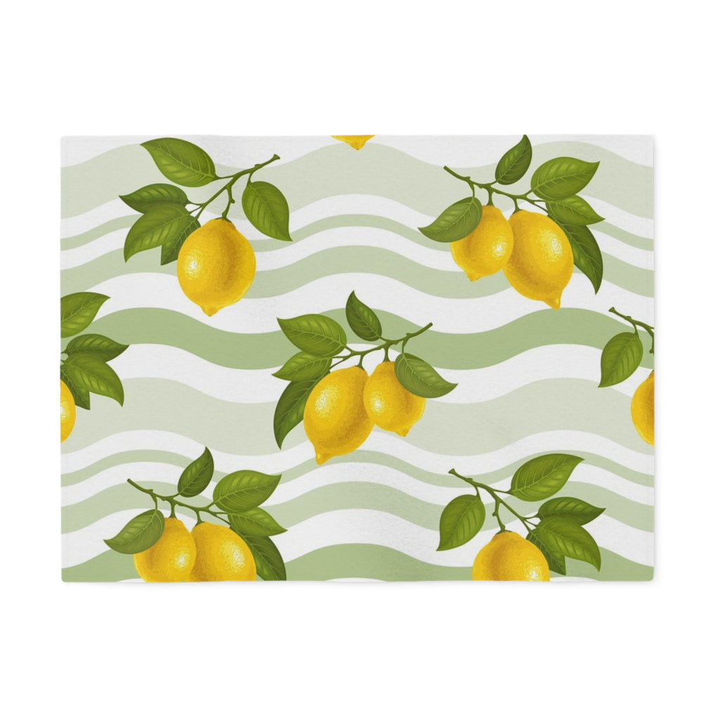Lemon Sweatshirt Blanket