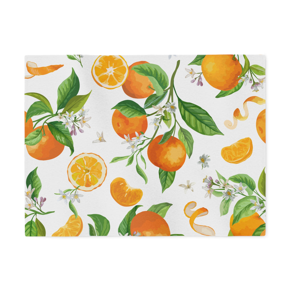 Orange Sweatshirt Blanket