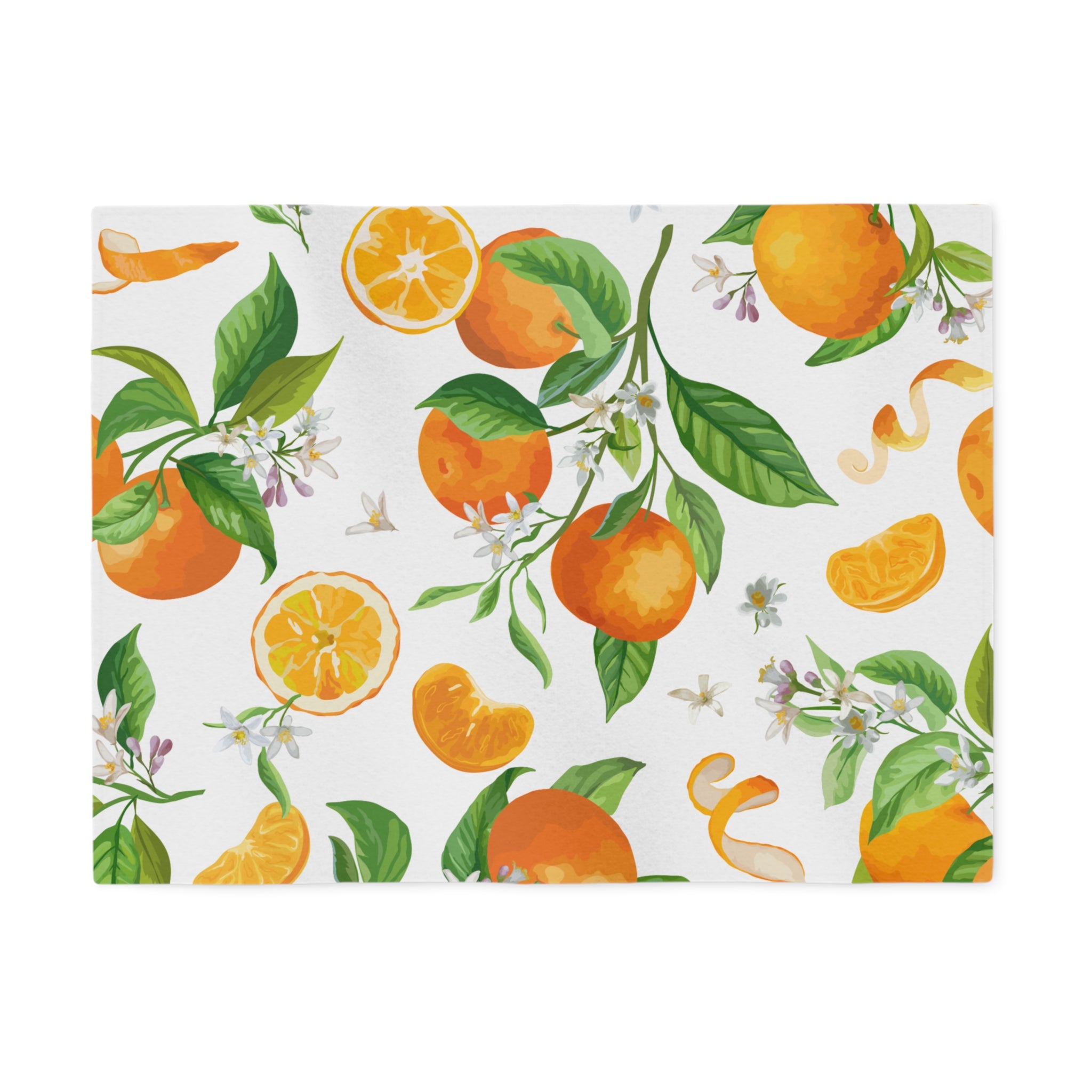 Orange Sweatshirt Blanket