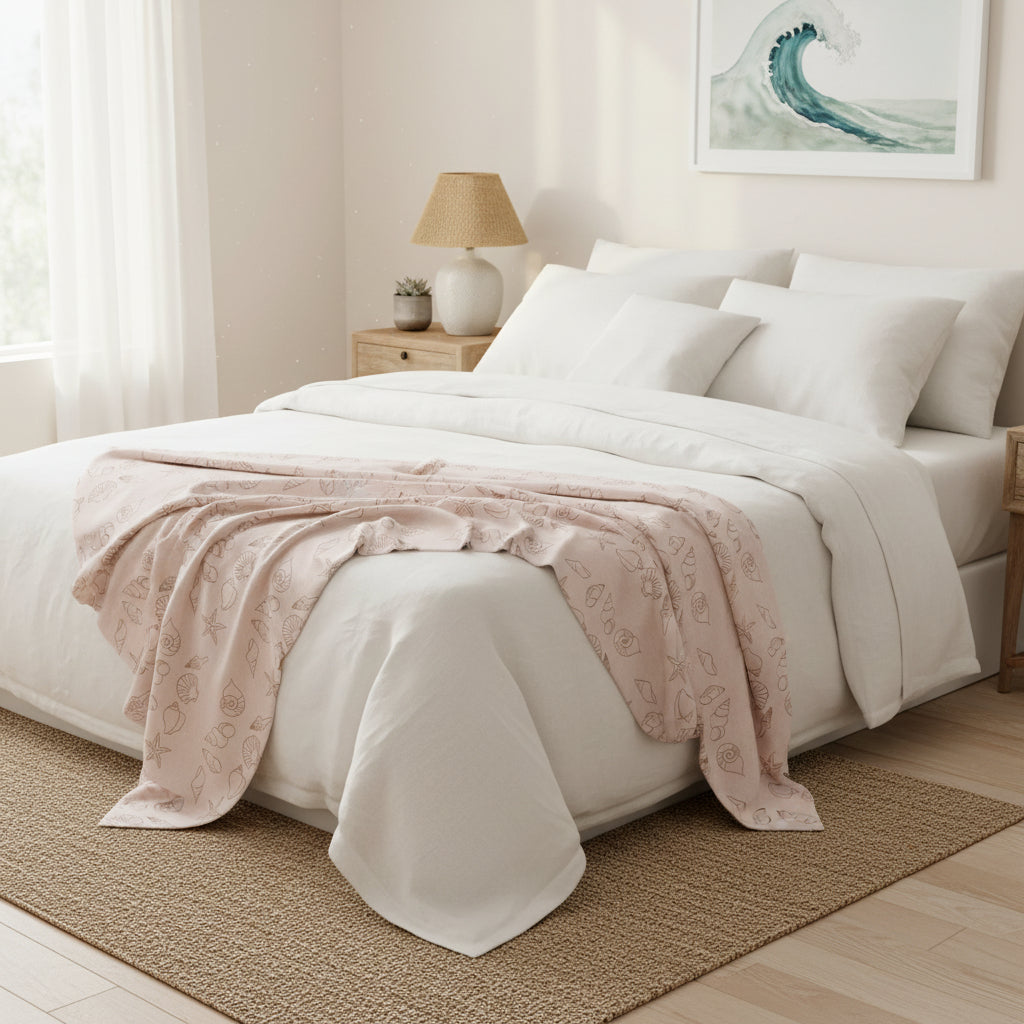 Seashell Sweatshirt Blanket