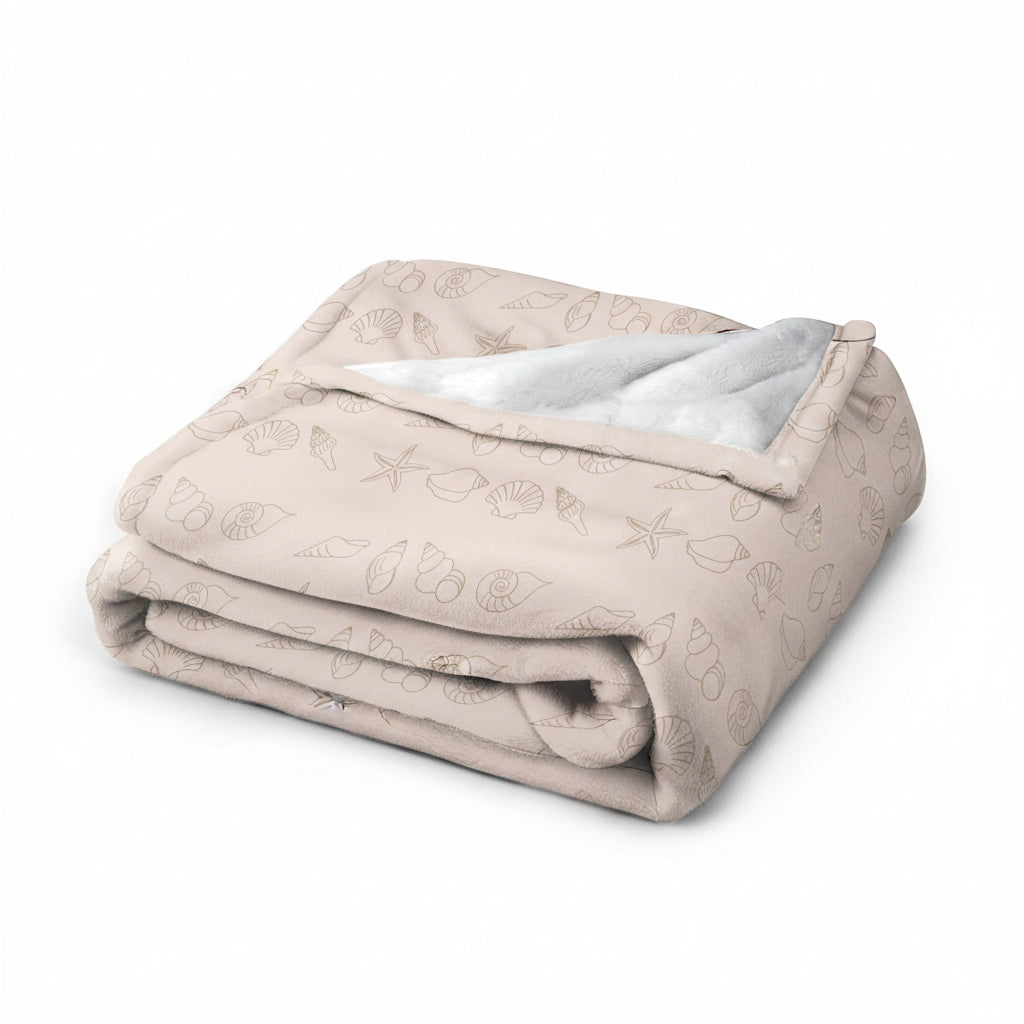 Seashell Sweatshirt Blanket