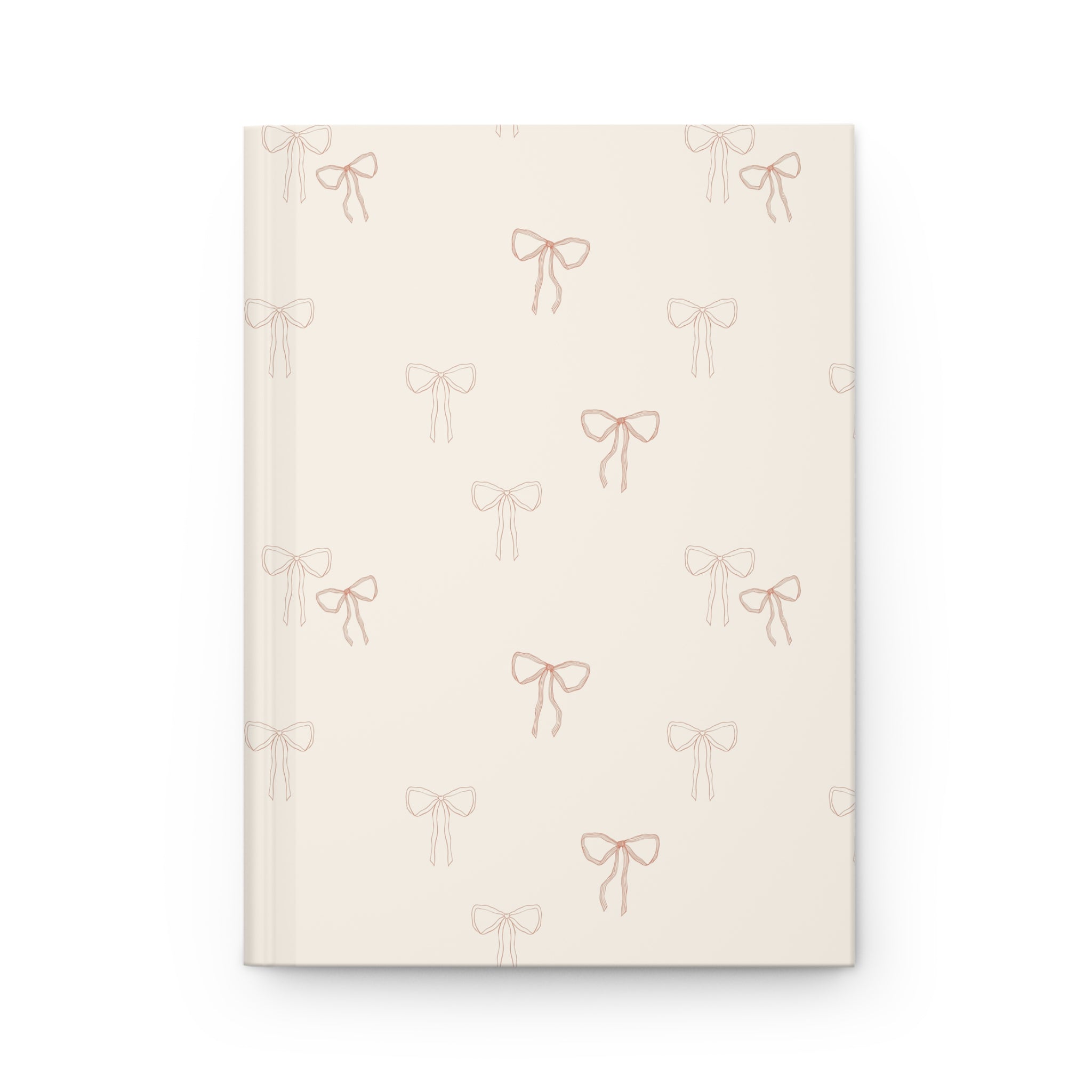 Pink Bow Hardcover Journal