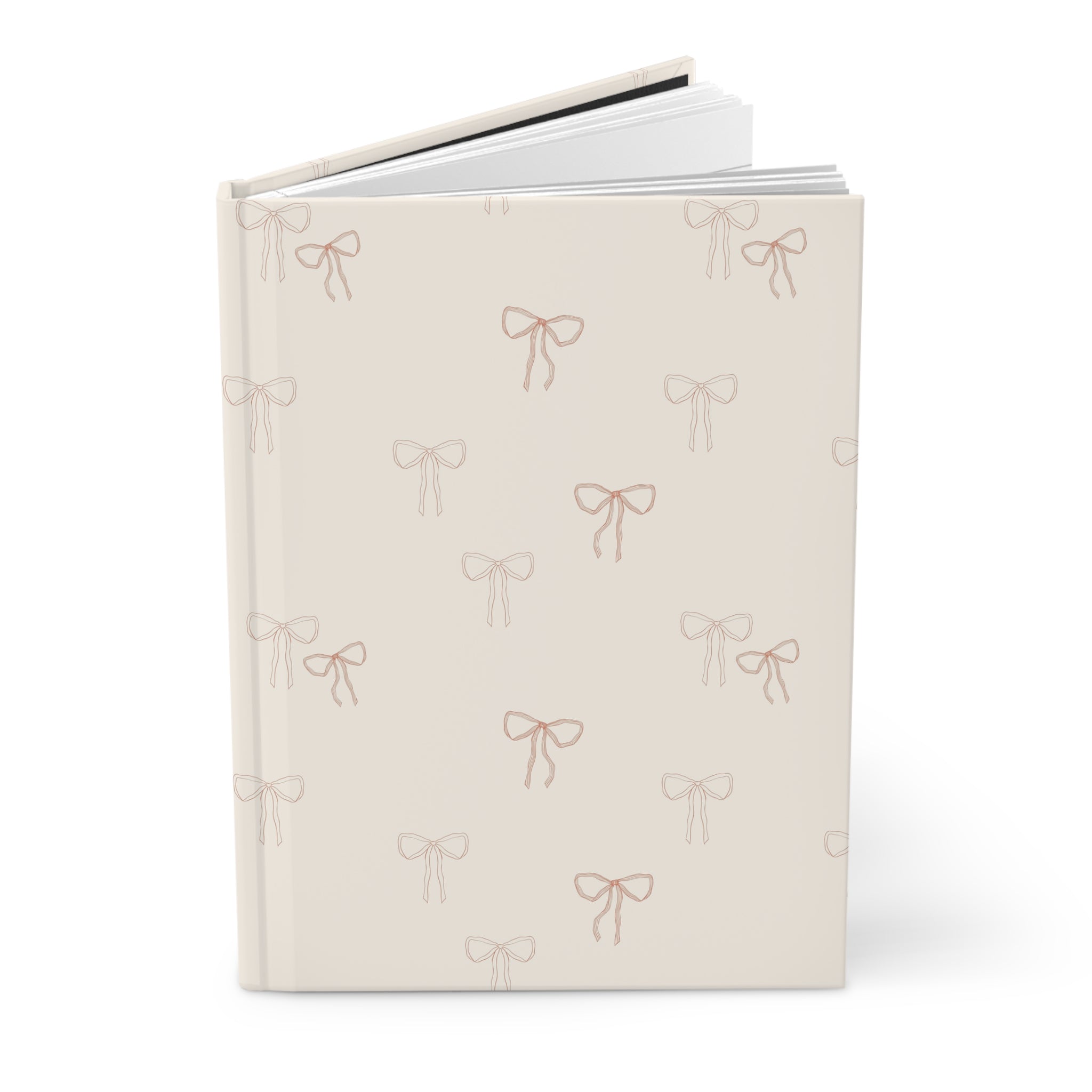 Pink Bow Hardcover Journal